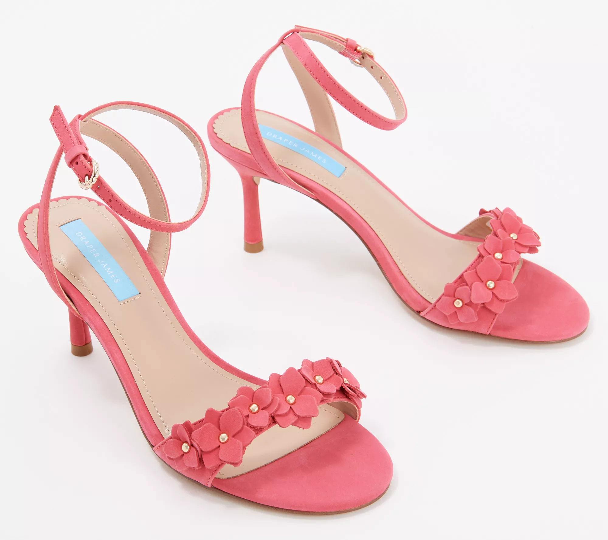 "As Is" Draper James Floral Heeled Sandals - Alice