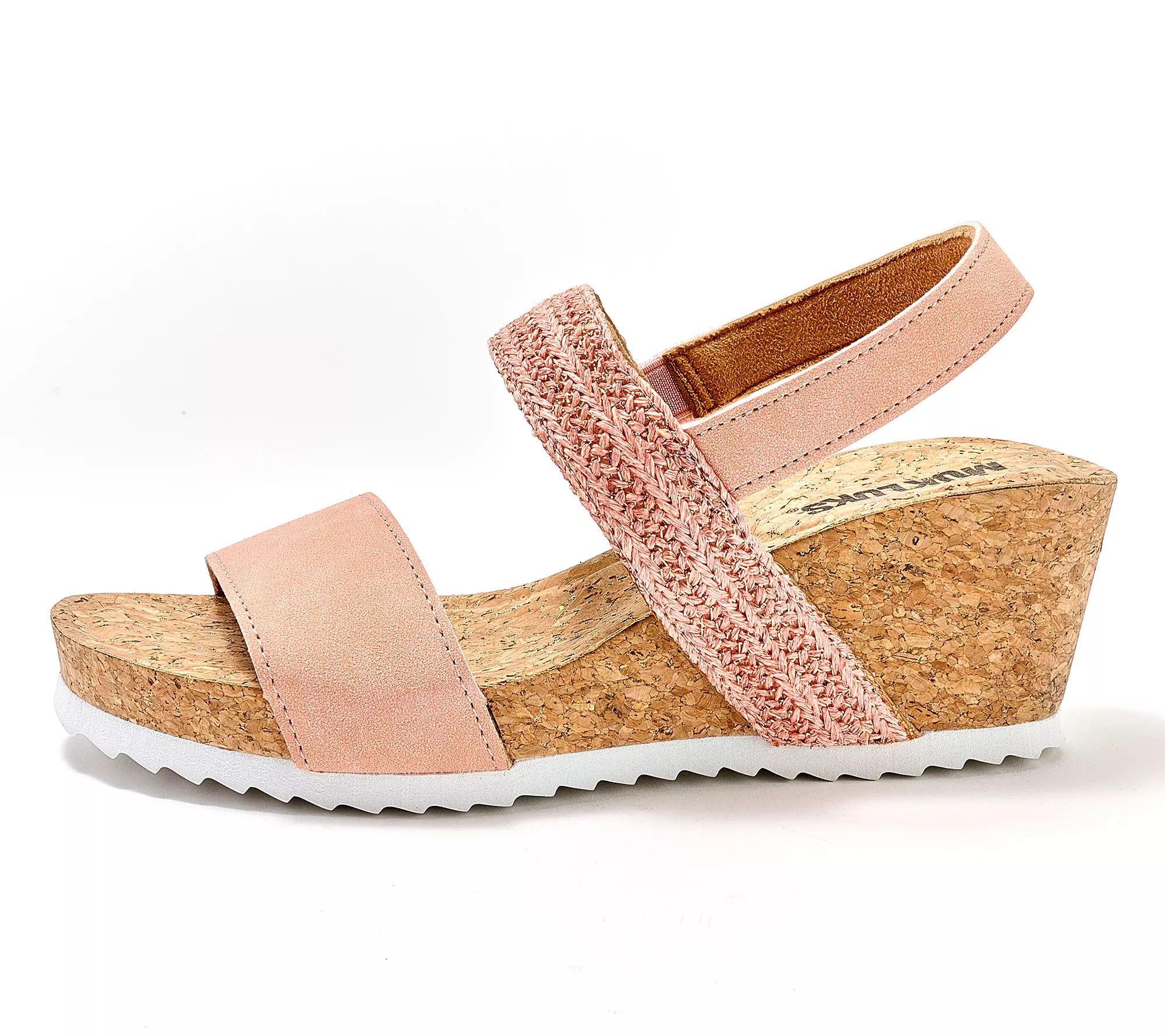 "As Is" Muk Luks Wedge Sandals - Wendy