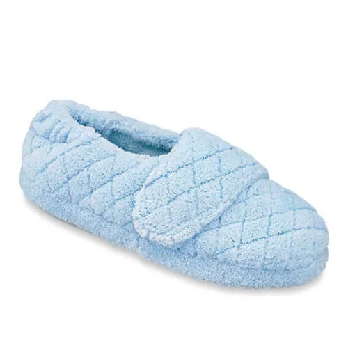 Acorn Women's Spa Wrap Slipper - Powder Blue (Wide Width)