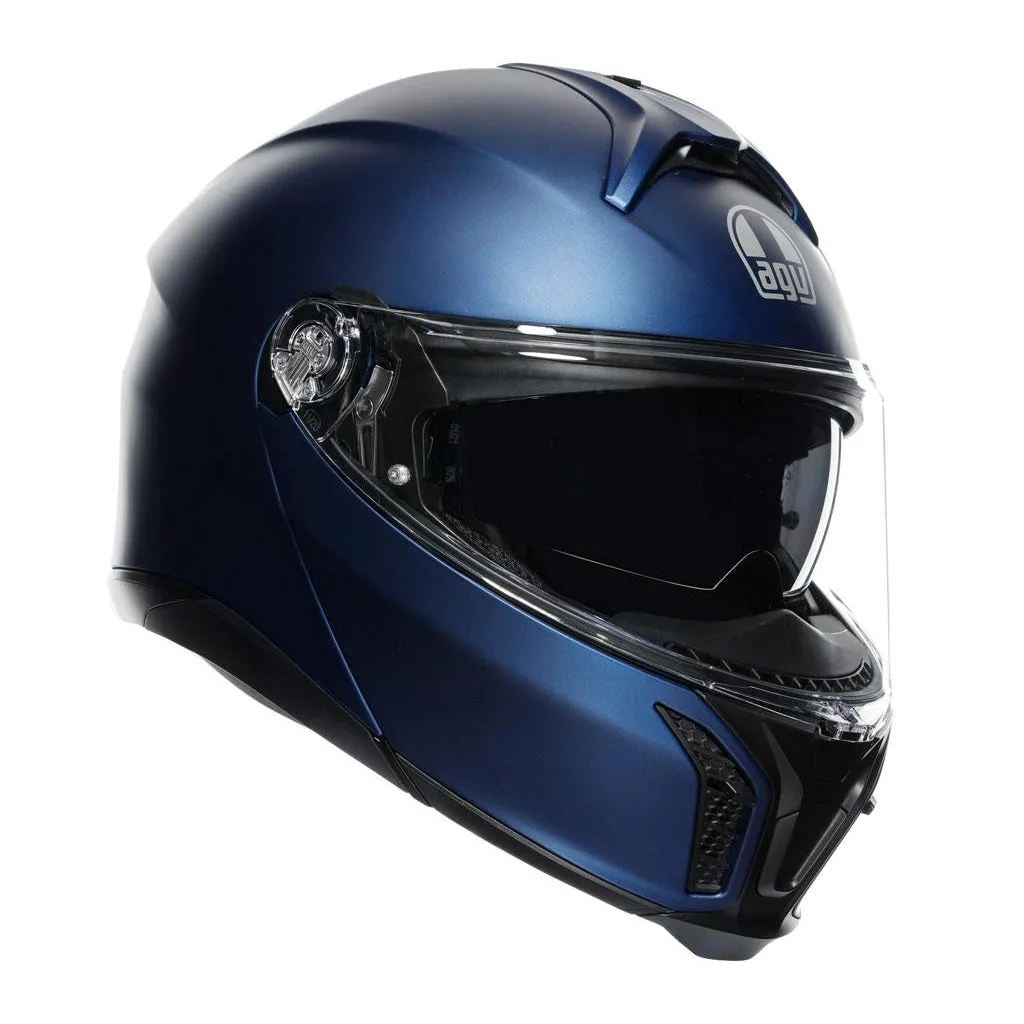 AGV - Tourmodular Blue Helmet & Intercom System Combo