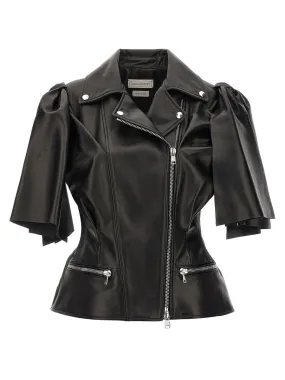 Alexander McQueen    Alexander Mcqueen 'Bow Knot' Biker Vest