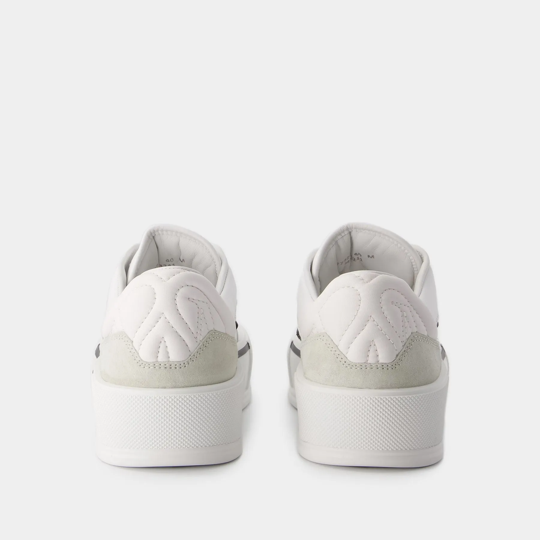 Alexander McQueen  Oversized Sneakers - Alexander McQueen - Leather - White/Black