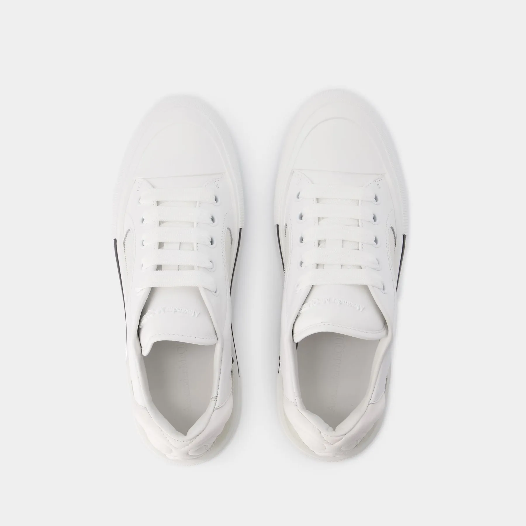 Alexander McQueen  Oversized Sneakers - Alexander McQueen - Leather - White/Black