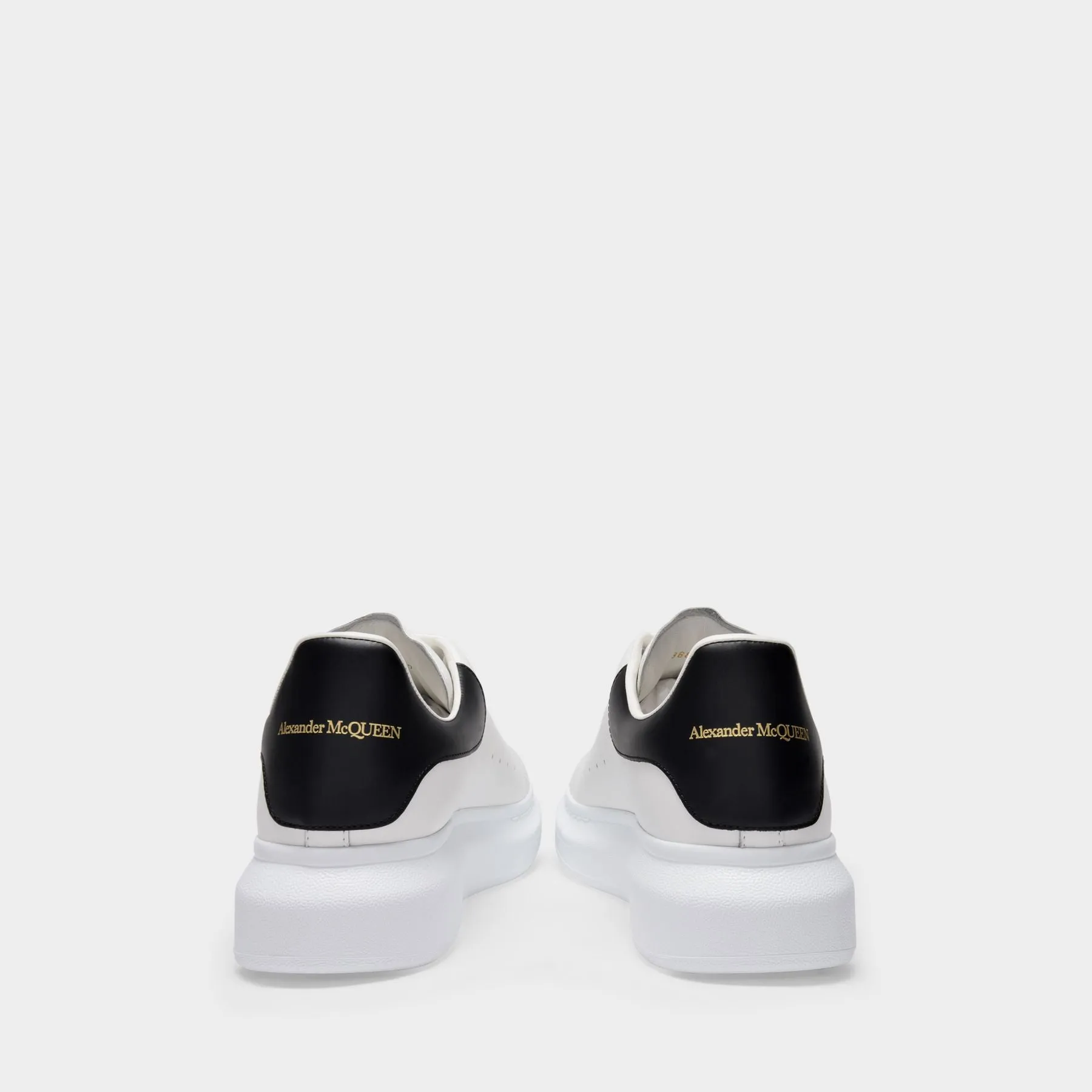 Alexander McQueen  Oversized  Sneakers - Alexander Mcqueen - White/Black - Leather