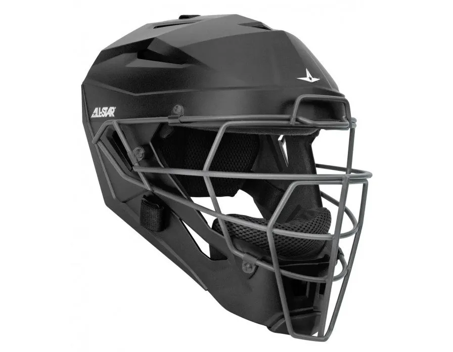 All Star Matte Black MVP5 Umpire Helmet