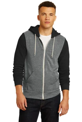 Alternative Colorblock Rocky Eco-Fleece Zip Hoodie. AA32023