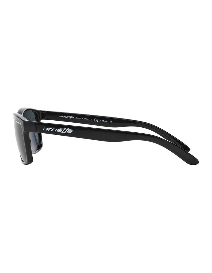 AN4185 Slickster Black Polarised Sunglasses