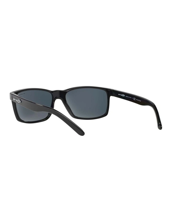 AN4185 Slickster Black Polarised Sunglasses