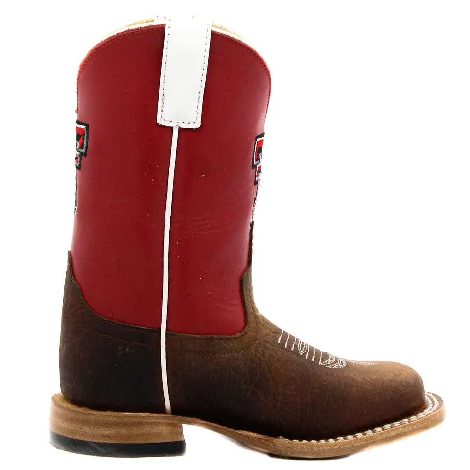 Anderson Bean Texas Tech Exclusive Bone Children's Boot