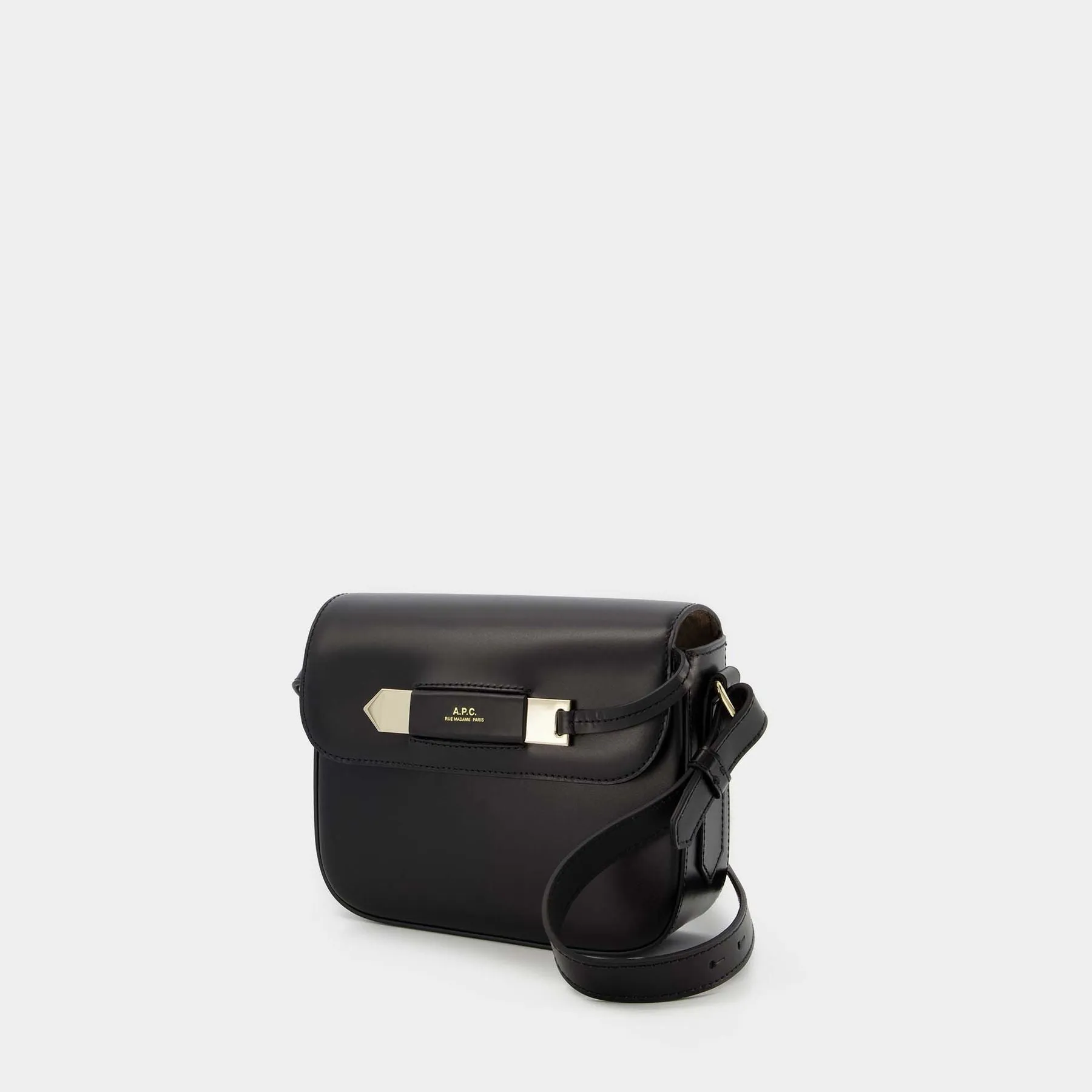 A.P.C.  Charlotte Small Hobo Bag - A.P.C. - Black - Leather