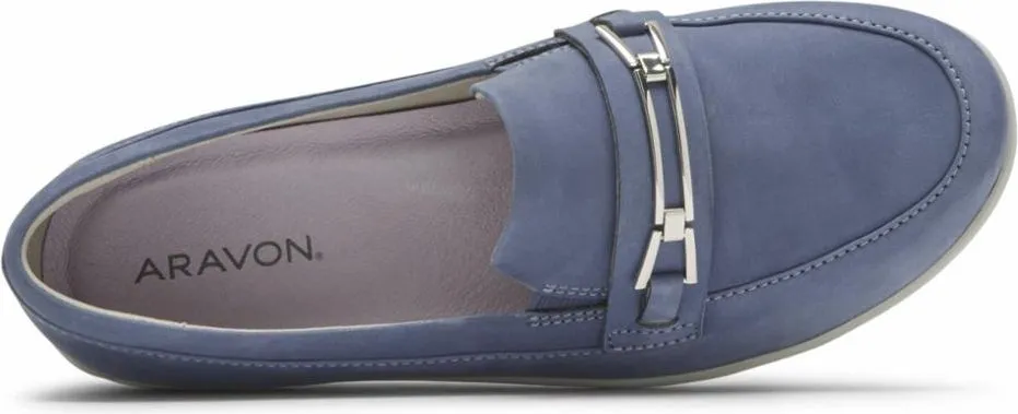 Aravon Josie Bit Loafer Blue