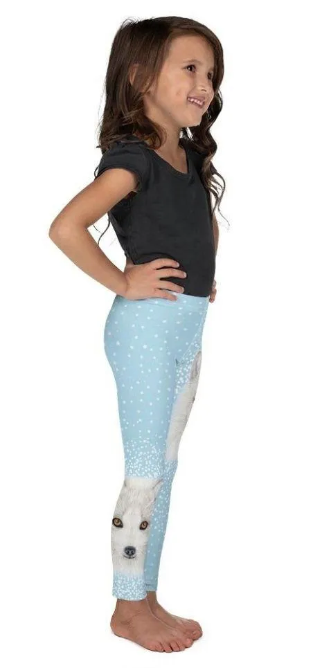 Arctic Fox Dog Kid's Leggings