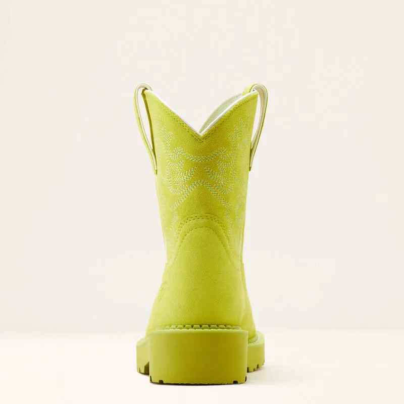 Ariat Women's Fatbaby Western Boot (Electric Lime)