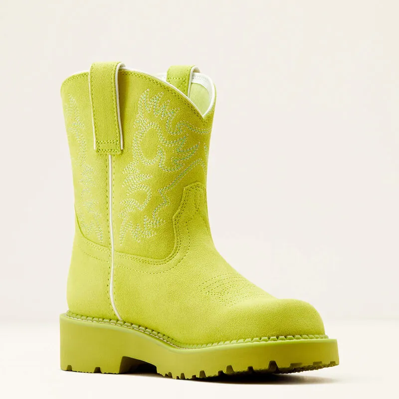 Ariat Women's Fatbaby Western Boot (Electric Lime)