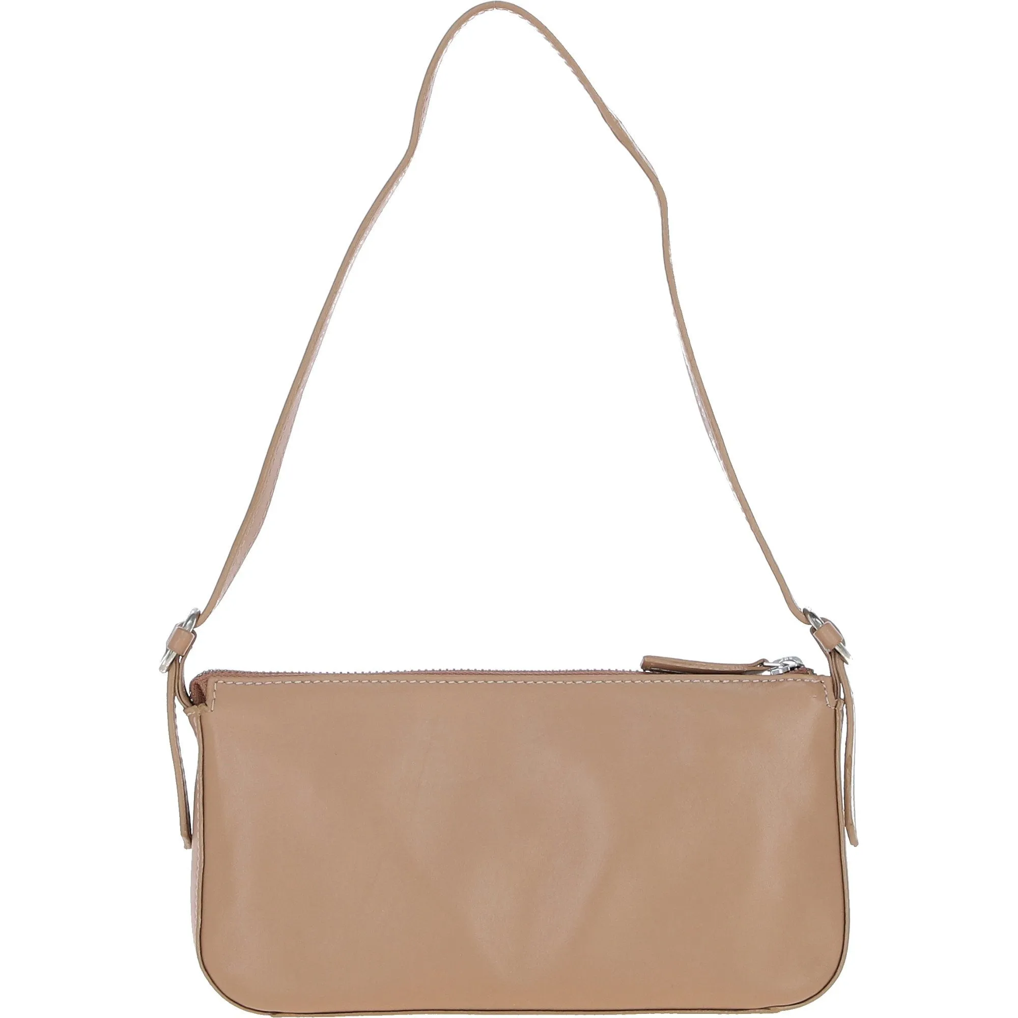 Ashwood Leather Plain Shoulder Bag Tan: LB-6278