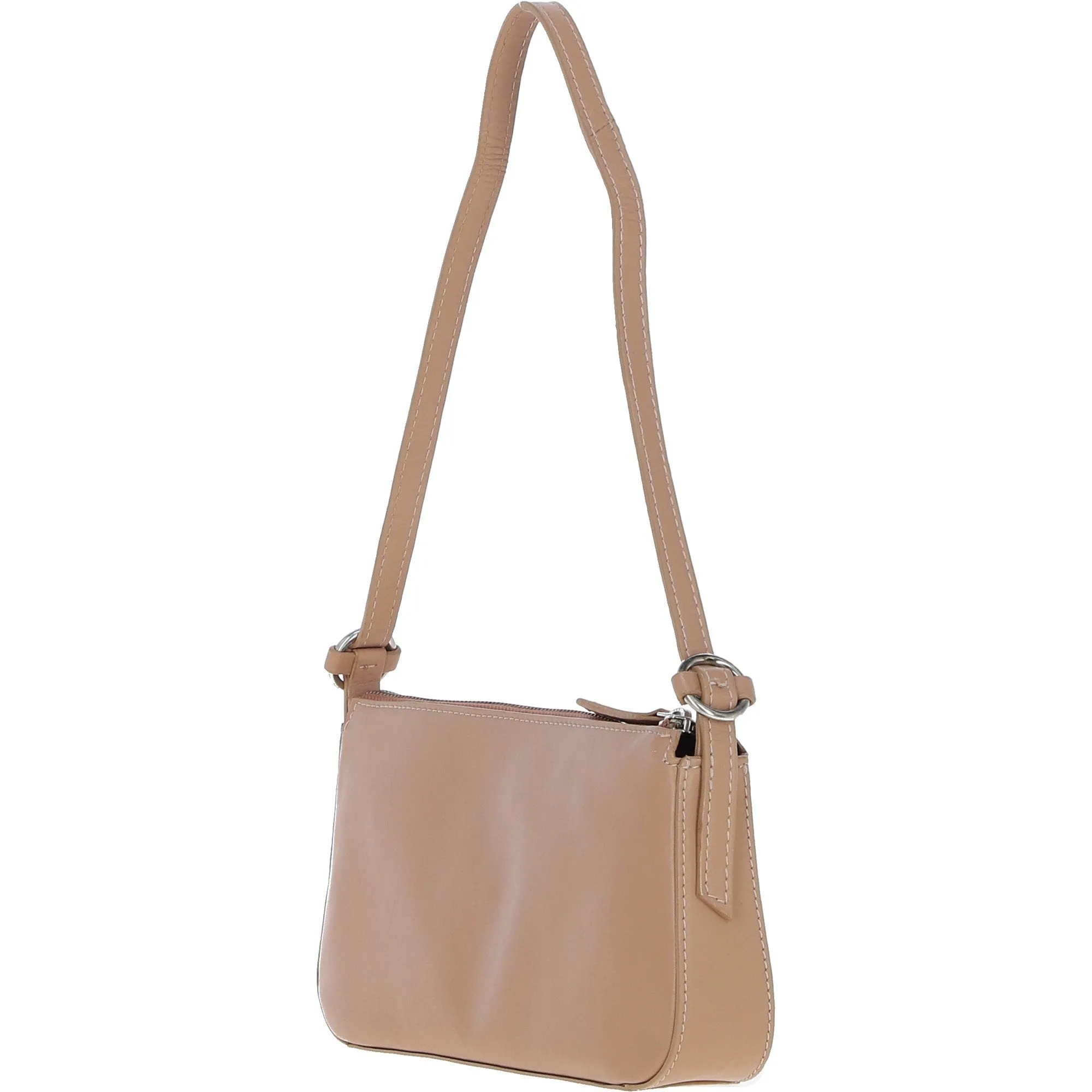 Ashwood Leather Plain Shoulder Bag Tan: LB-6278