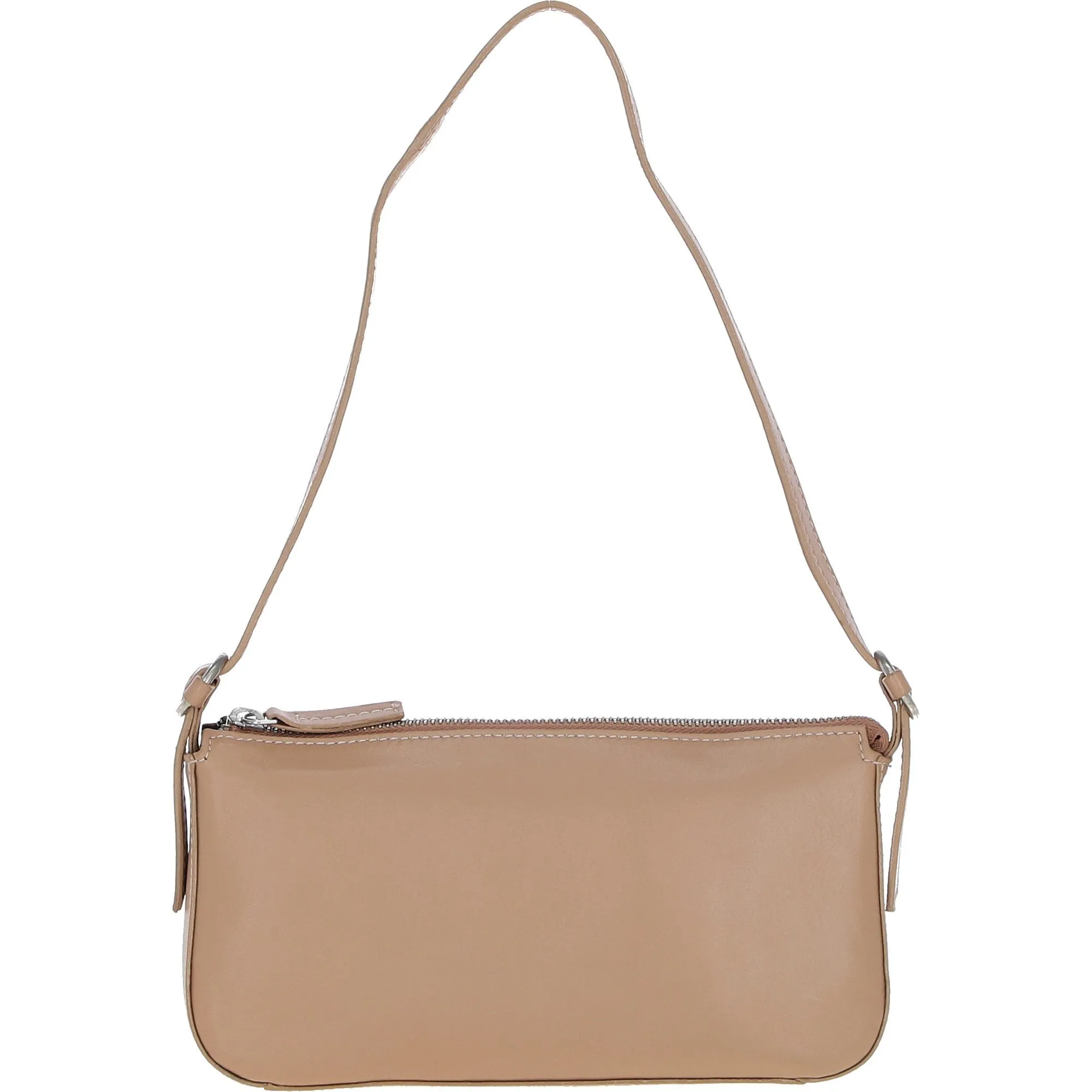 Ashwood Leather Plain Shoulder Bag Tan: LB-6278