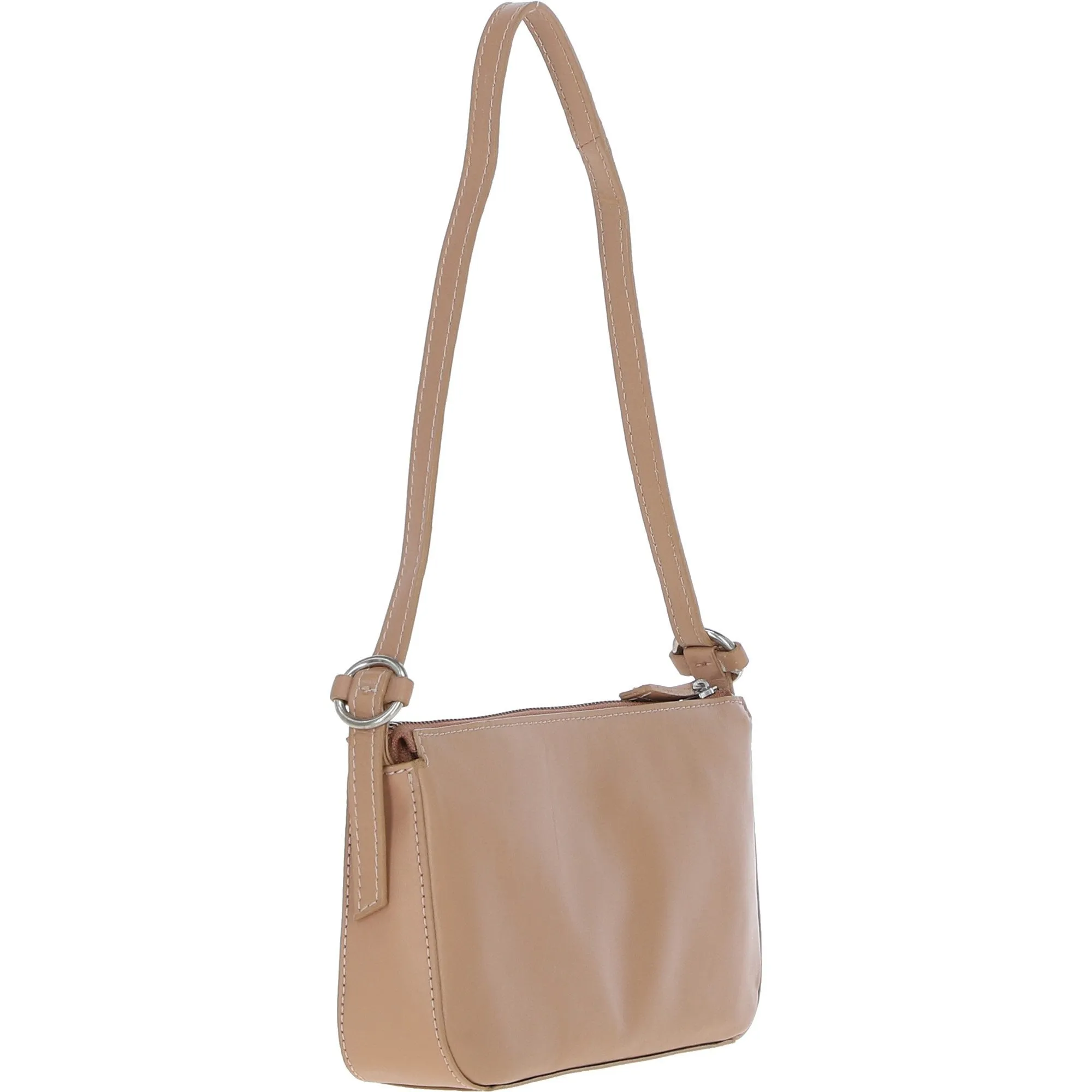 Ashwood Leather Plain Shoulder Bag Tan: LB-6278