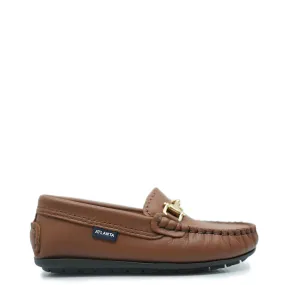 Atlanta Mocassin Soft Brown Buckle Loafer