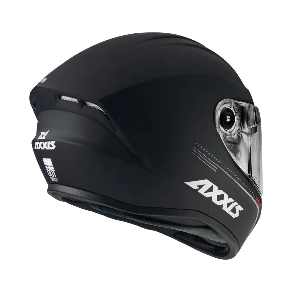 Axxis Draken Plain Helmet - Matt Black