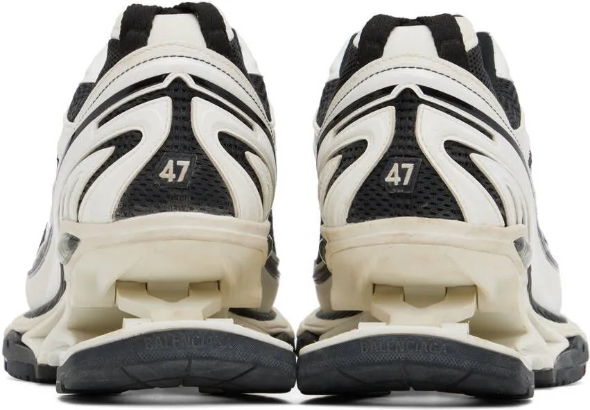 Balenciaga Black & White X-Pander Sneakers