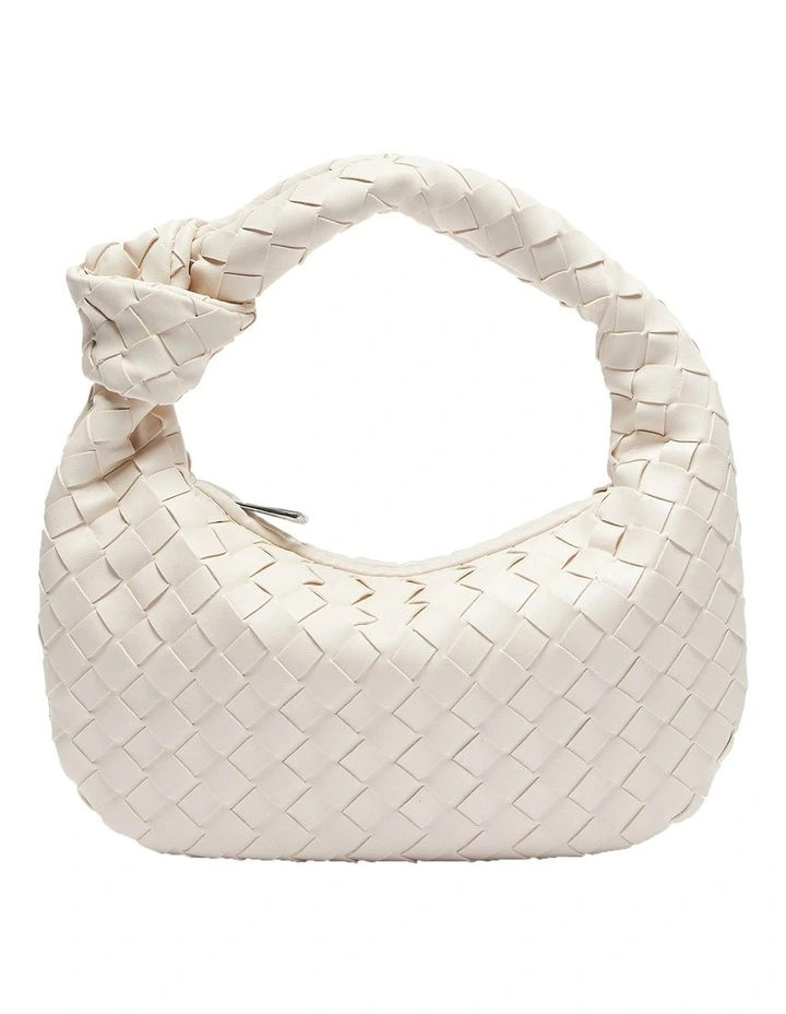 Bazz Weave Bag In Bone