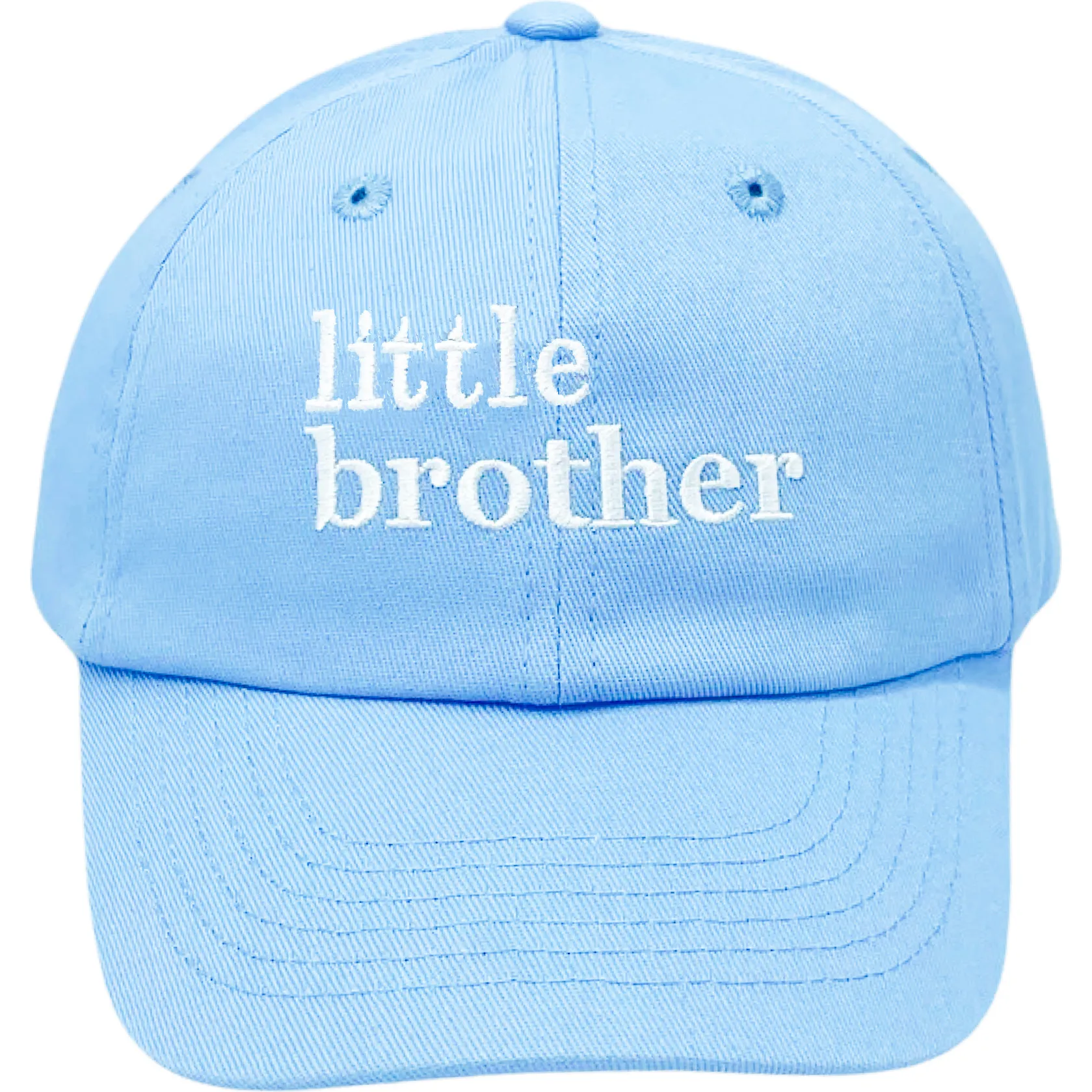 Bits & Bows Little Brother Baseball Hat, Blue