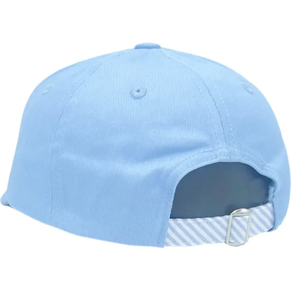 Bits & Bows Little Brother Baseball Hat, Blue