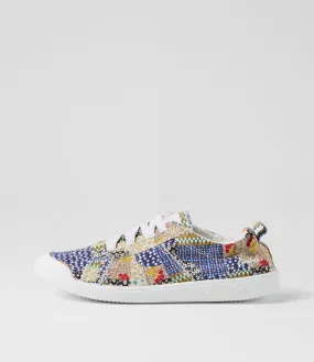 BLOWFISH Vex Beige Countryside Canvas Sneakers