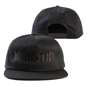 Bold Logo Snap Back Hat (Black)