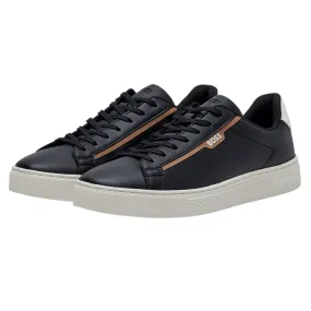 BOSS RHYS TENN BLACK TRAINERS | Menswear Online