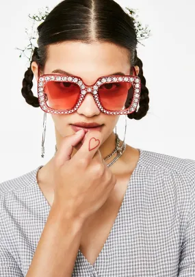 Bubblegum Feelin Flossy Sunglasses-