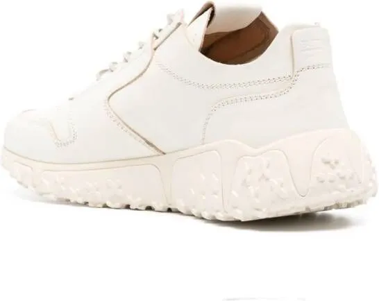 Buttero lace-up leather sneakers White