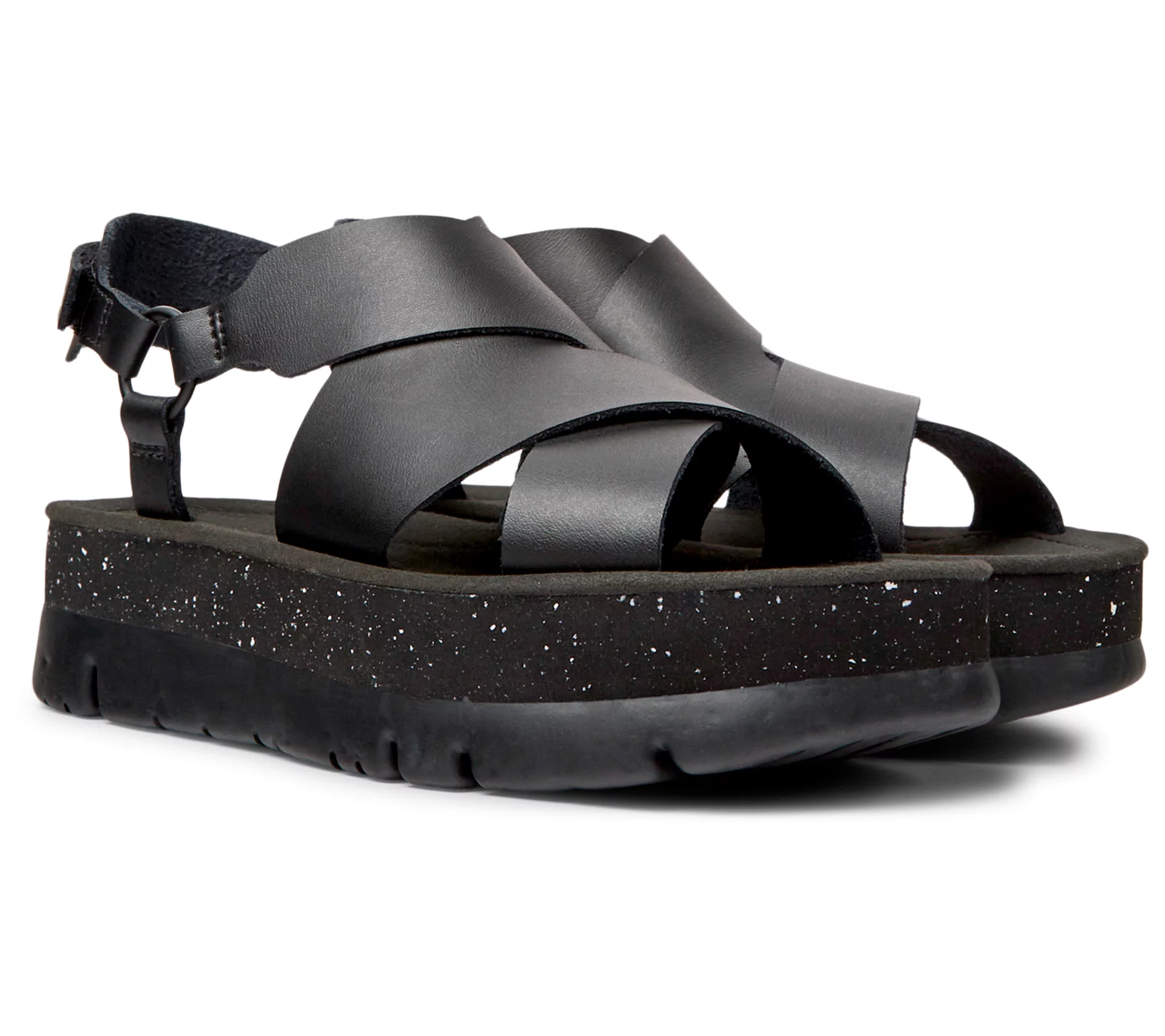 Camper Women's Leather Unique Summer Sandals - Oruga Up