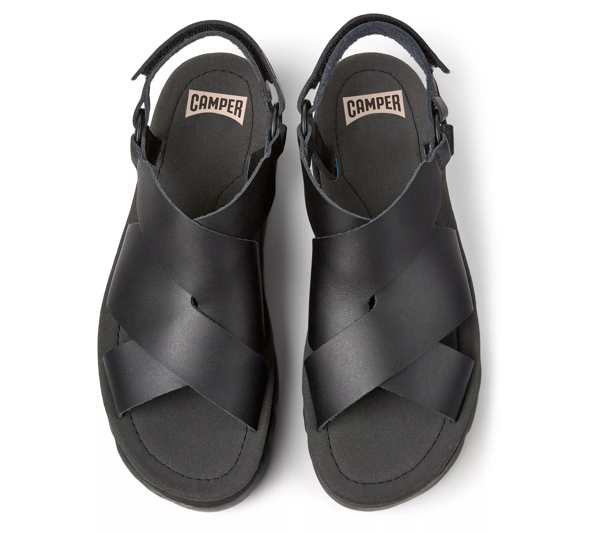 Camper Women's Leather Unique Summer Sandals - Oruga Up