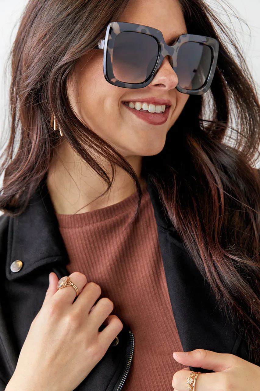 Candace Large Tortoise Sunglasses