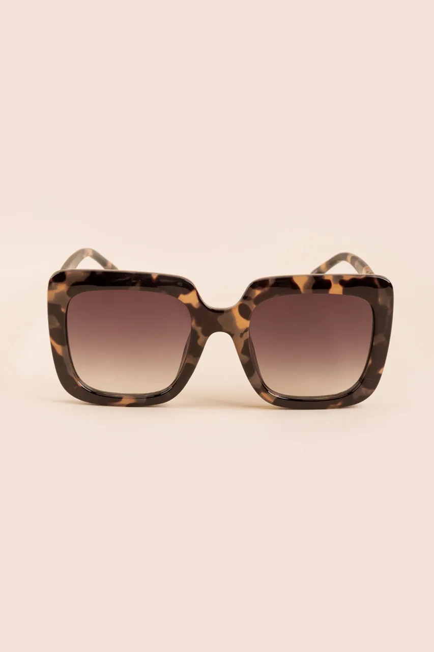 Candace Large Tortoise Sunglasses