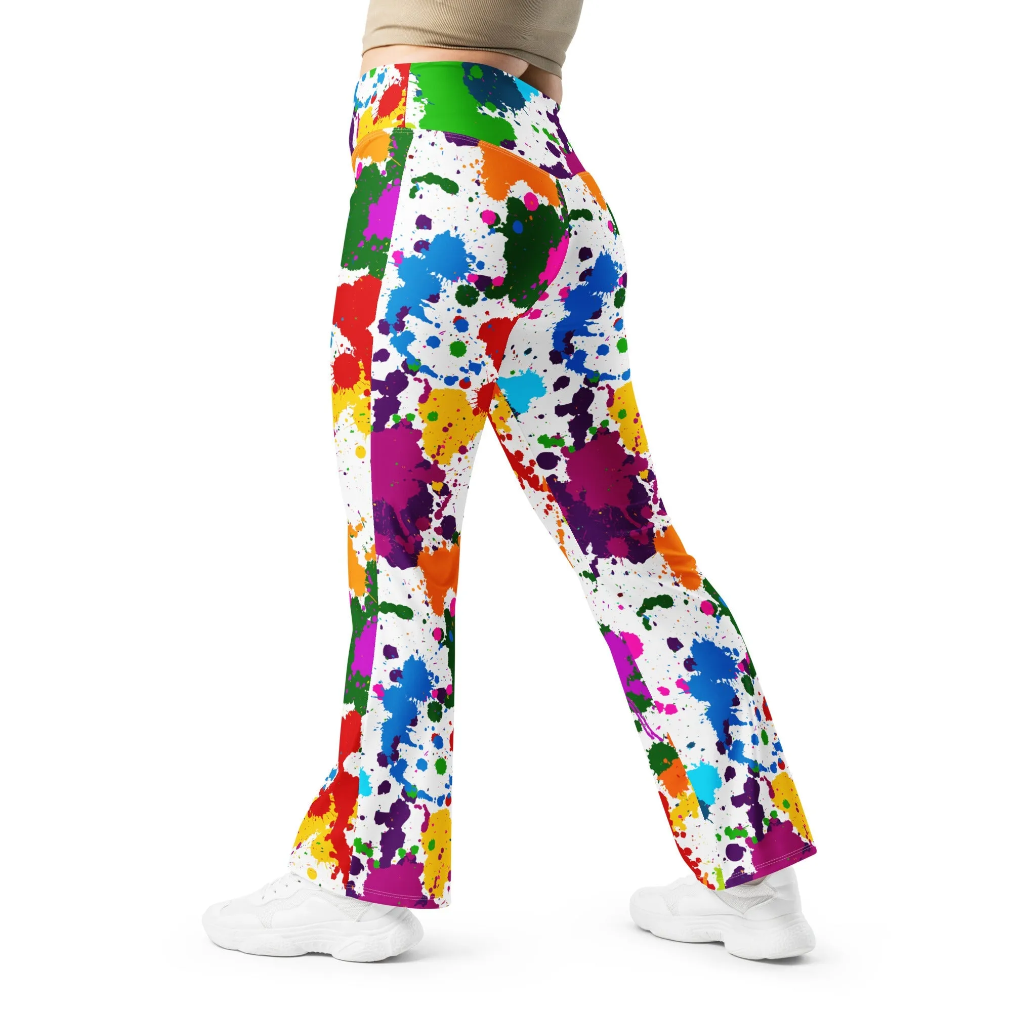 Color Splash Flare Leggings