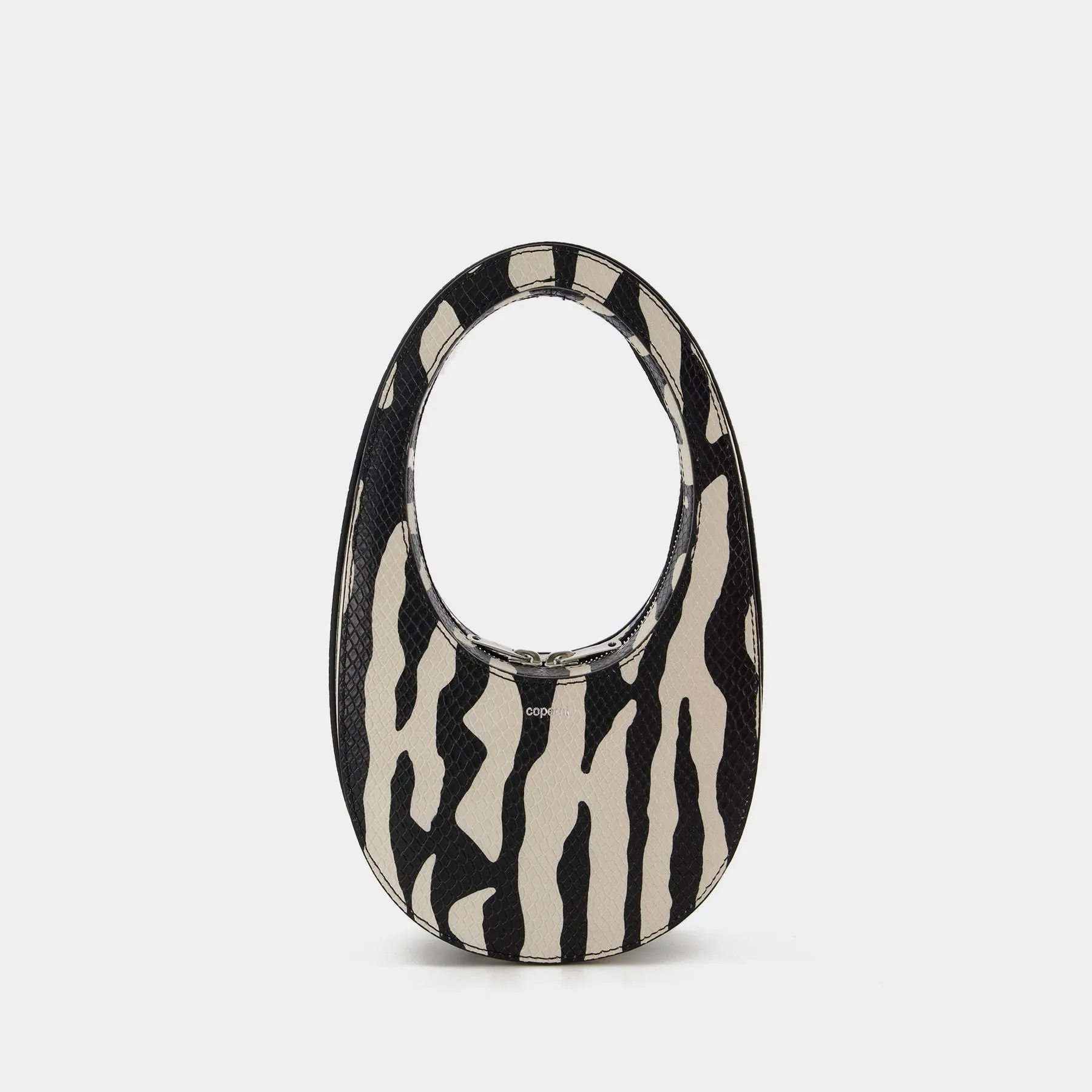 Coperni  Zebra Print Mini Swipe Handbag - Coperni - Black/White - Leather