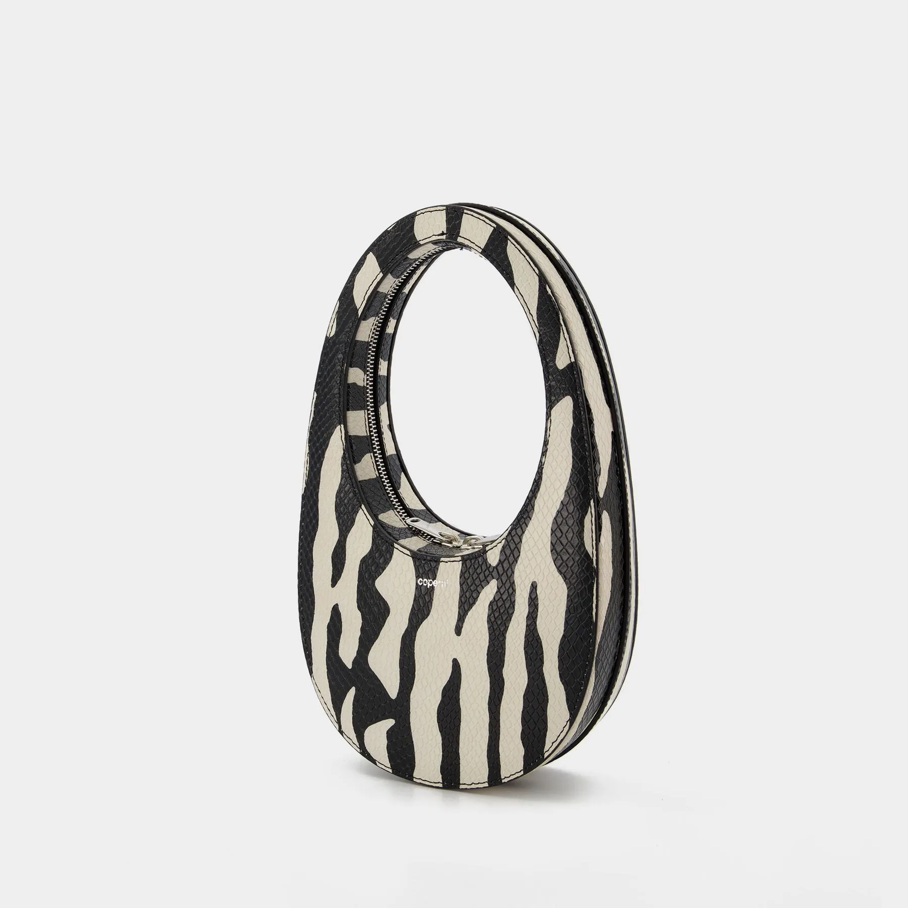 Coperni  Zebra Print Mini Swipe Handbag - Coperni - Black/White - Leather