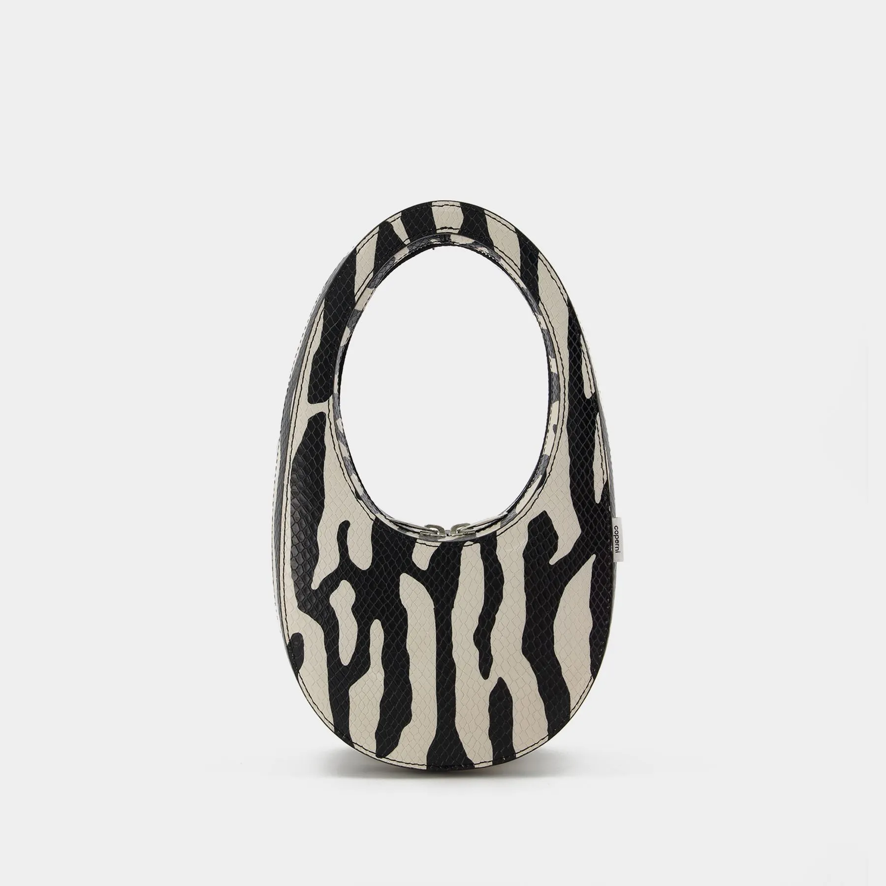 Coperni  Zebra Print Mini Swipe Handbag - Coperni - Black/White - Leather