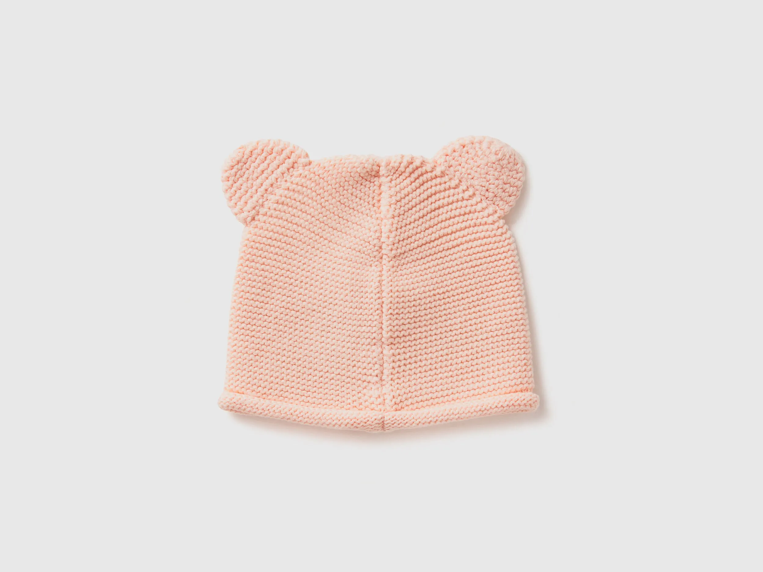 Crochet hat with applique - Soft Pink | Benetton