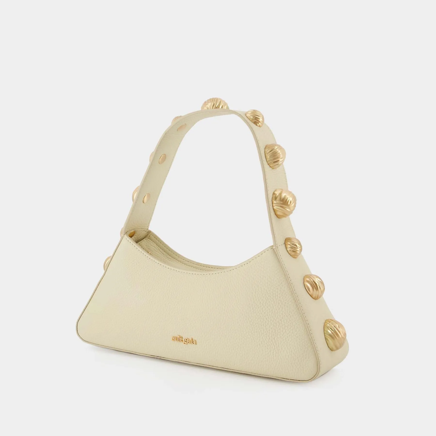 Cult Gaia  Bijan Shoulder Hobo Bag - Cult Gaia - Cream - Leather