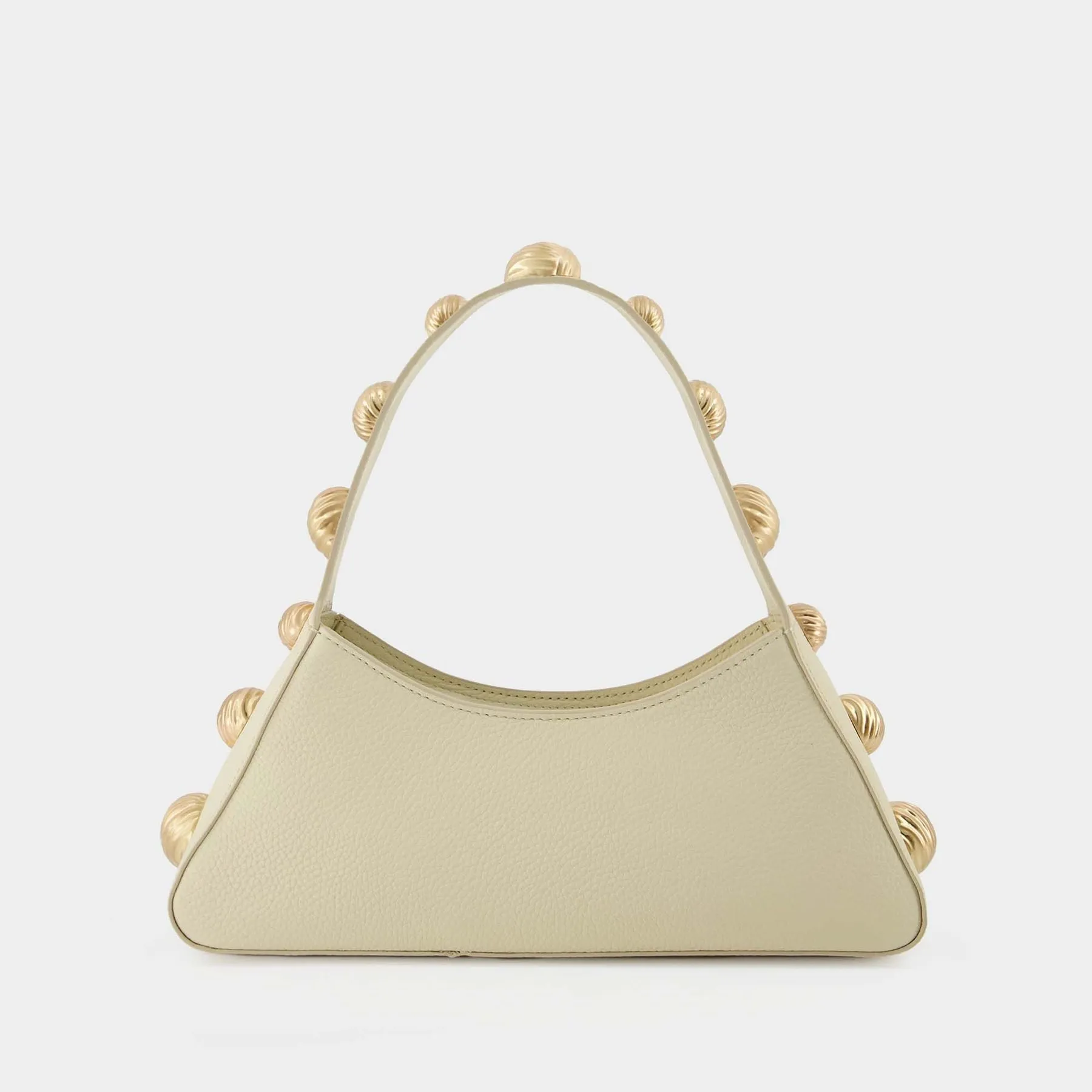 Cult Gaia  Bijan Shoulder Hobo Bag - Cult Gaia - Cream - Leather