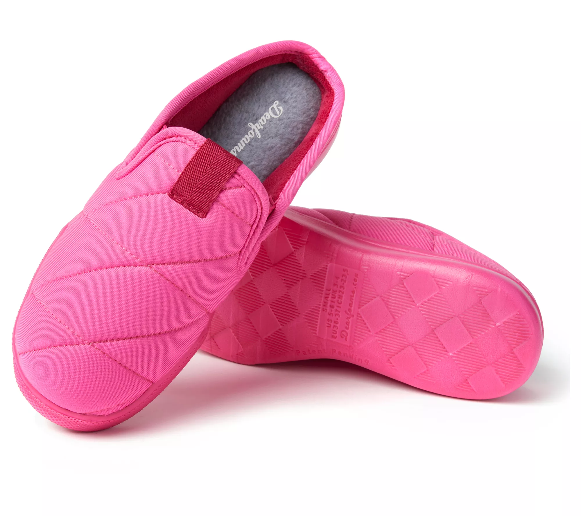 Dearfoams Women's Water-Friendly Lightweight Cl og Slipper