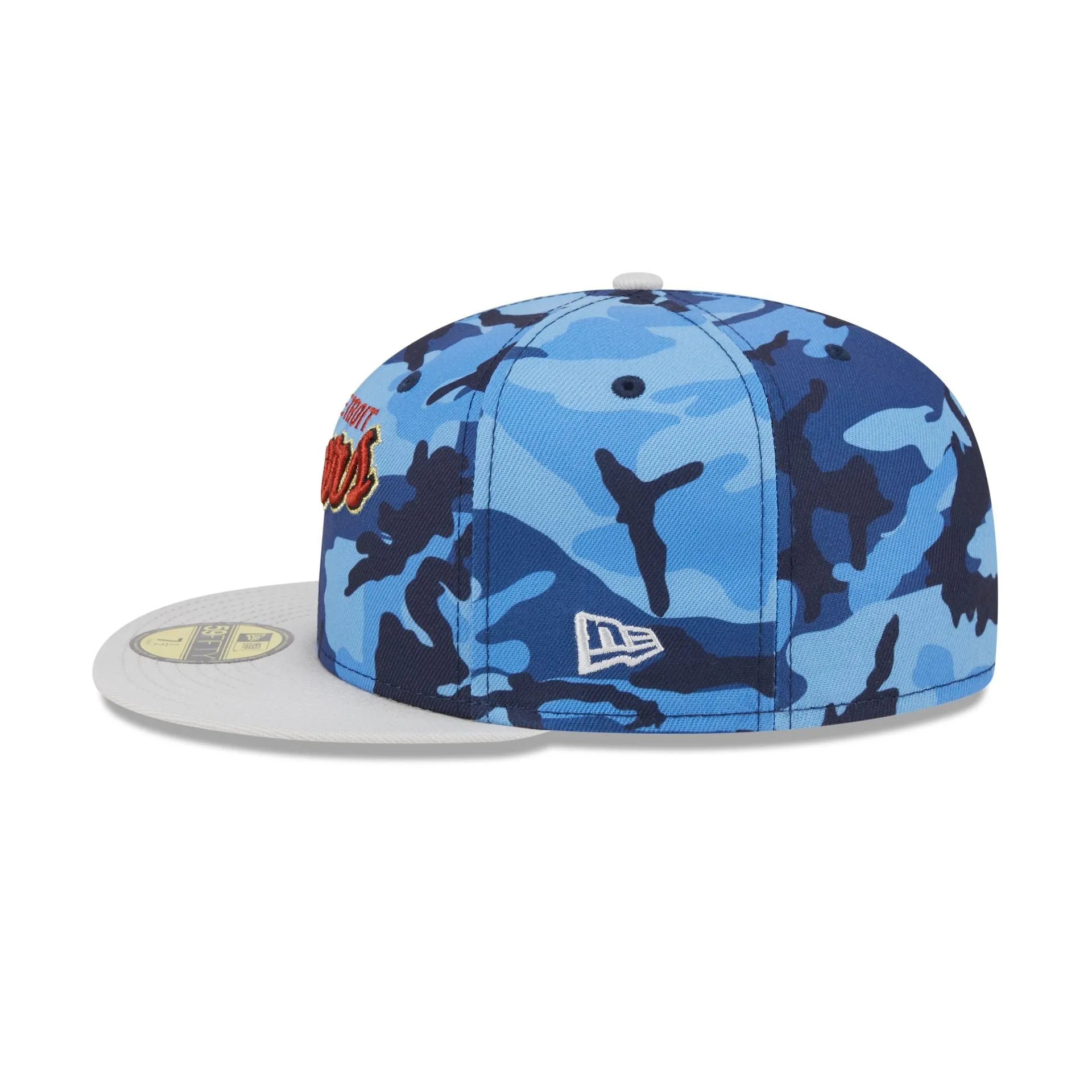 Detroit Tigers Blue Camo 59FIFTY Fitted Hat