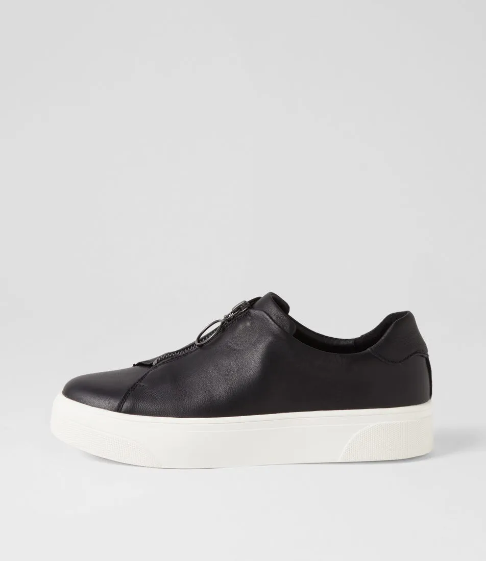 DIANA FERRARI Dakira Black White Leather Sneakers