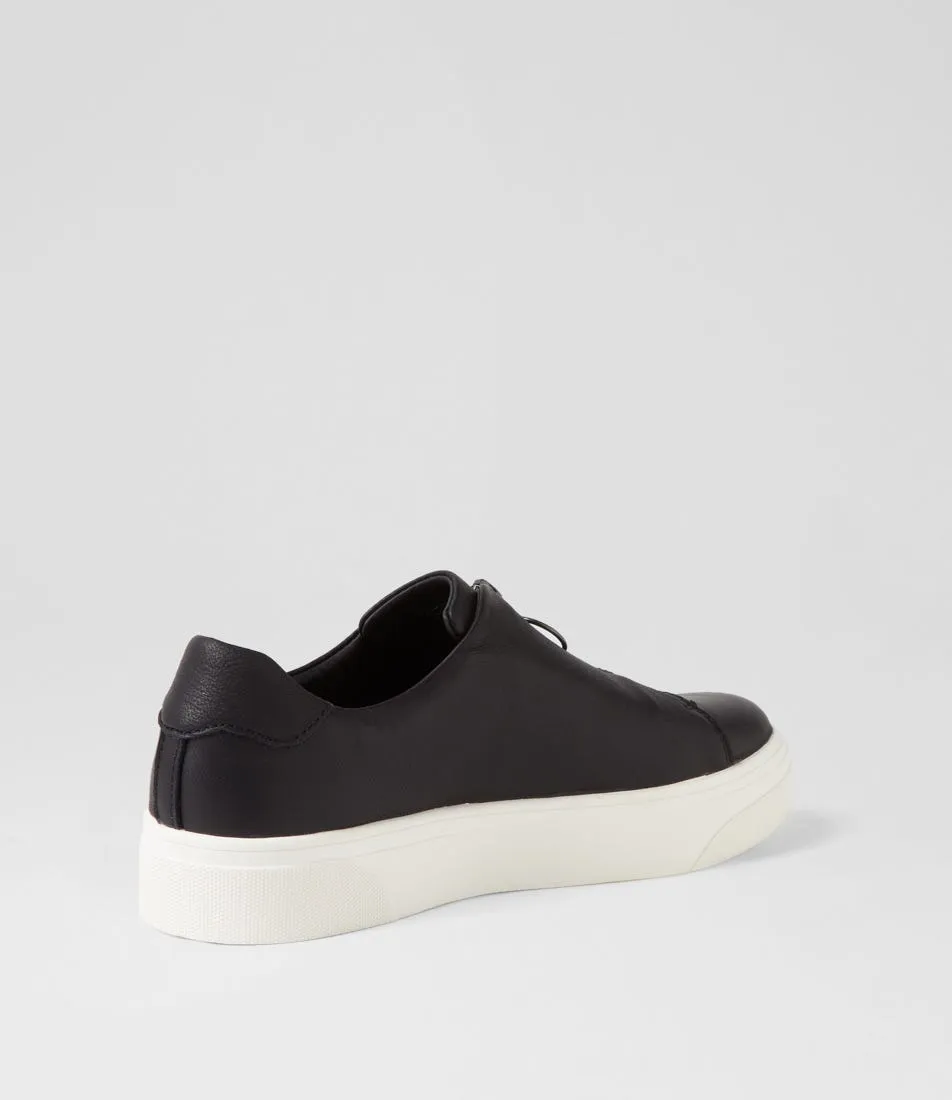 DIANA FERRARI Dakira Black White Leather Sneakers