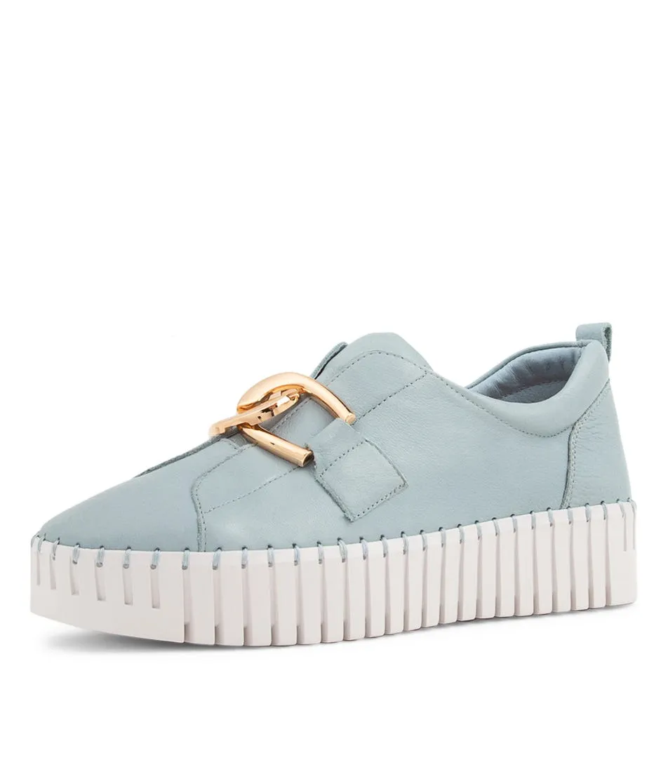 DJANGO & JULIETTE Bage Denim Leather Sneakers Ws