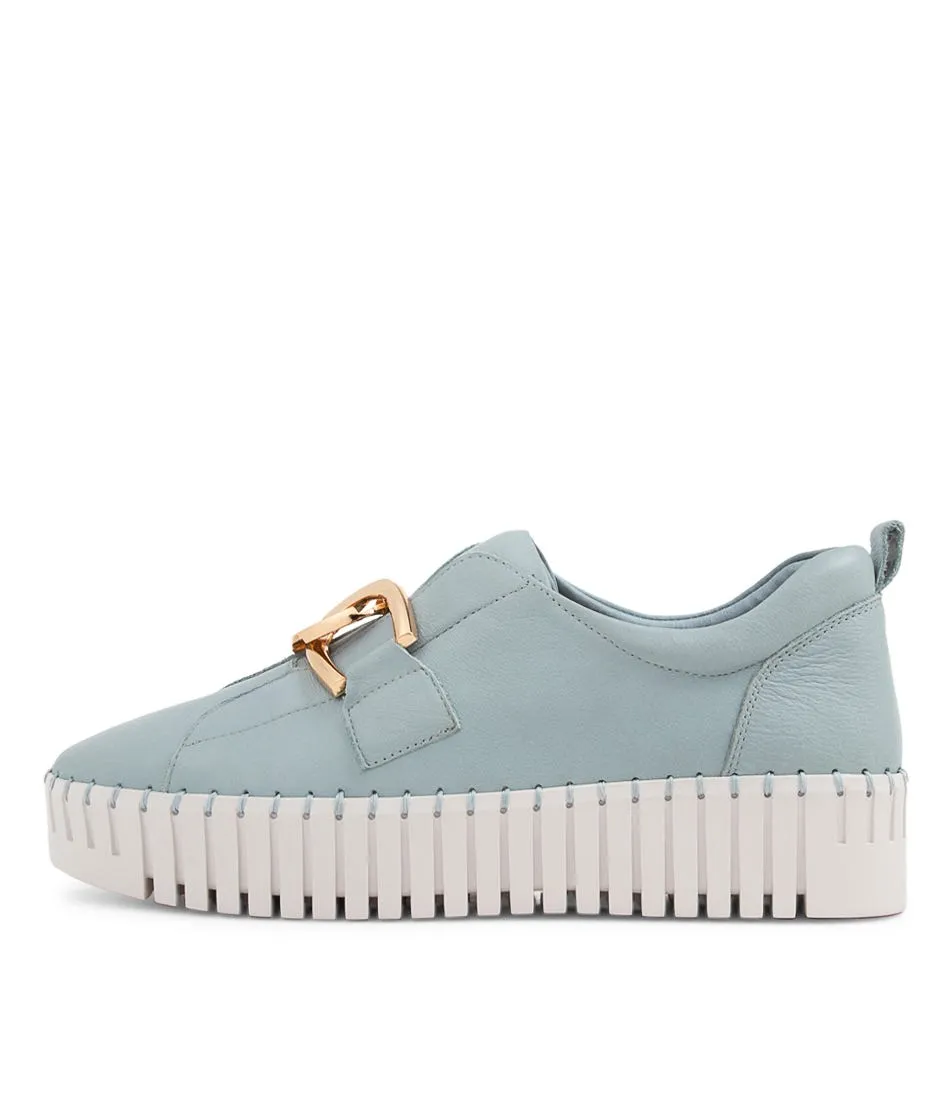 DJANGO & JULIETTE Bage Denim Leather Sneakers Ws